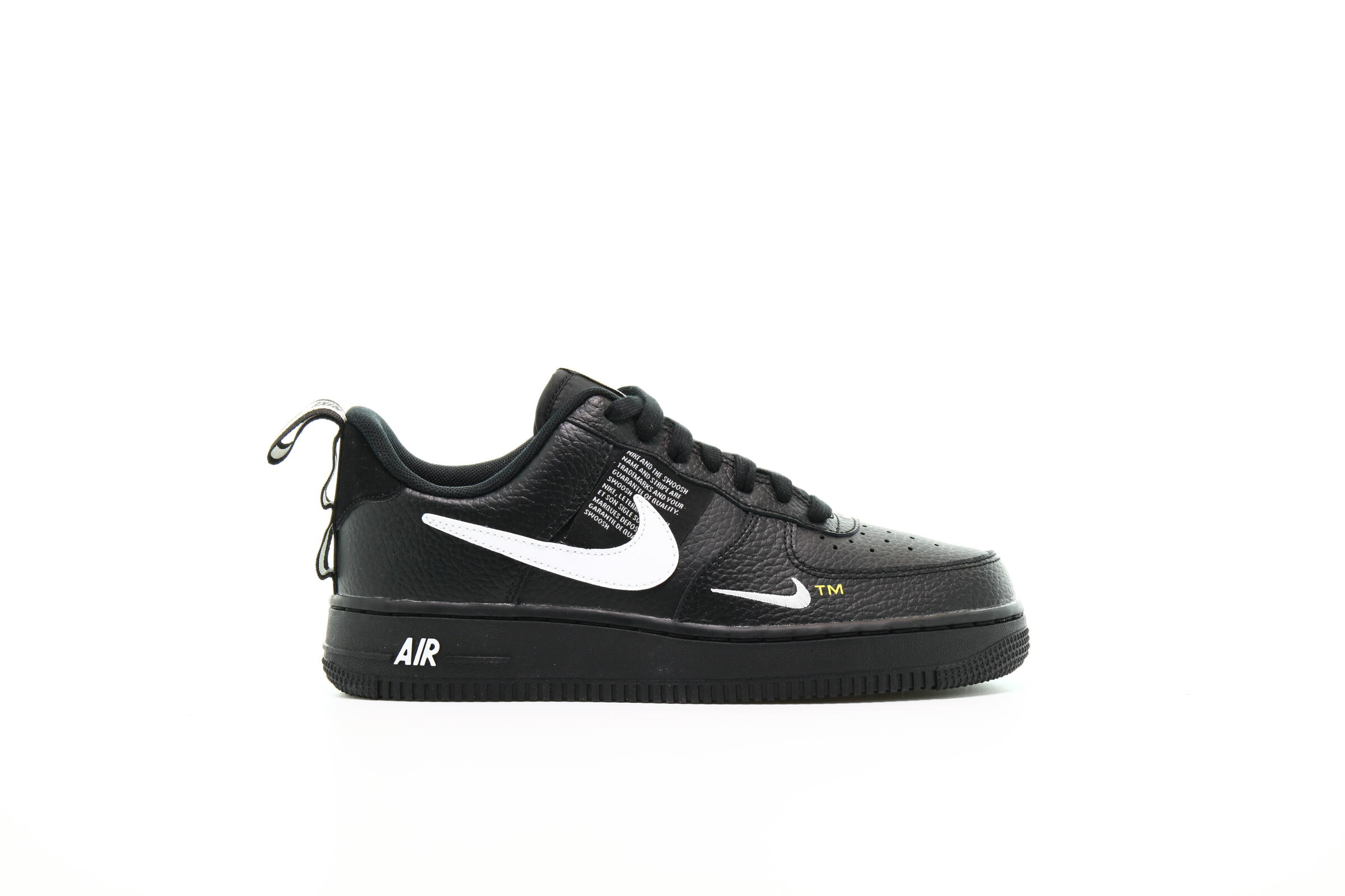 Nike air force 1 '07 lv8 utility white black  and  yellow best sale